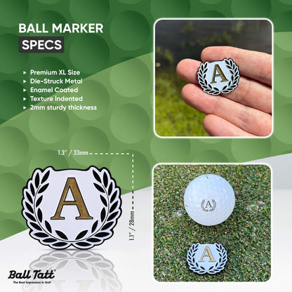 A Monogram Ball Marker Set - GOLF LEAGUE