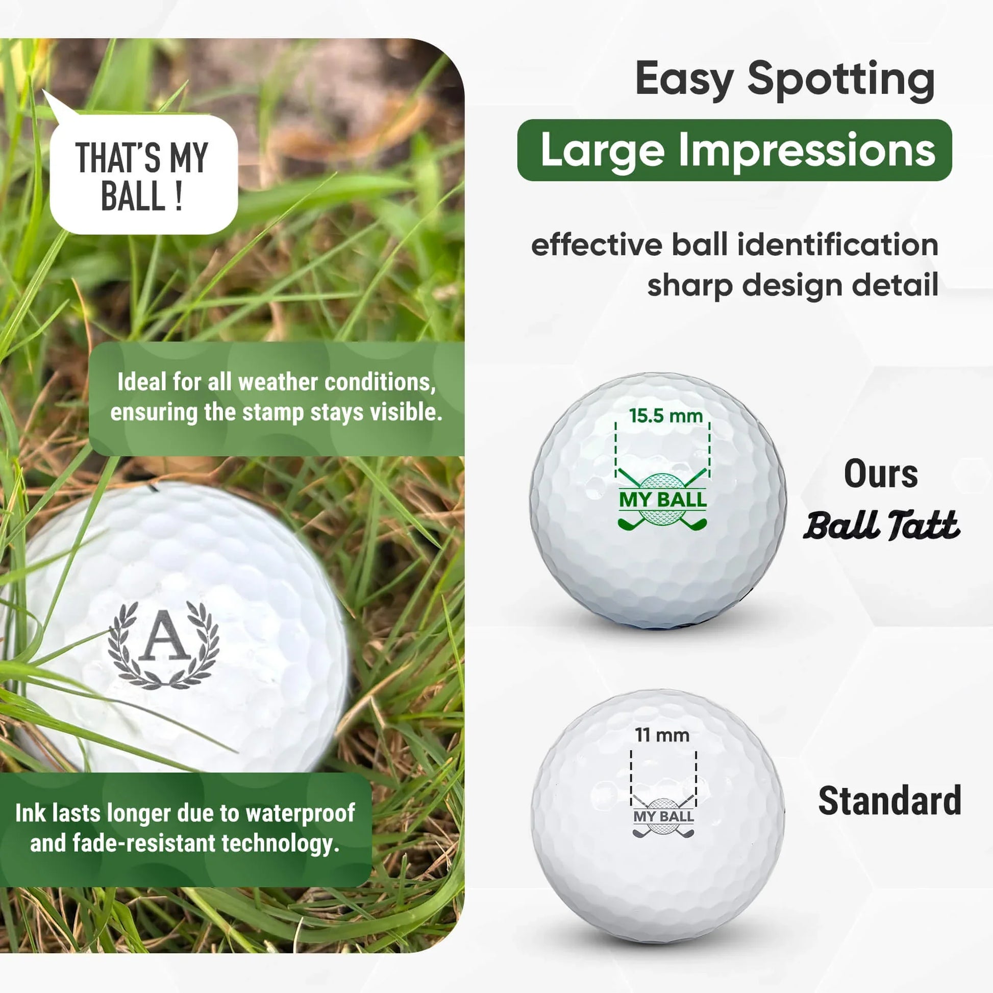 A Monogram Ball Marker Set - GOLF LEAGUE