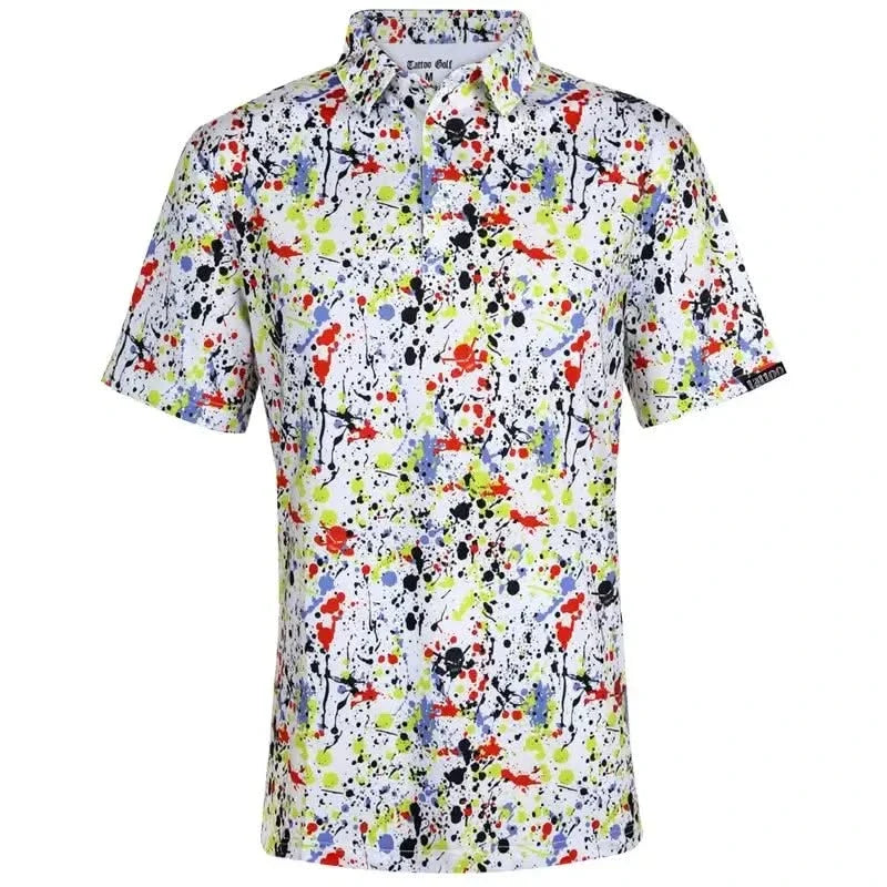 Cool-Stretch Men's A-Game Golf Shirt – White