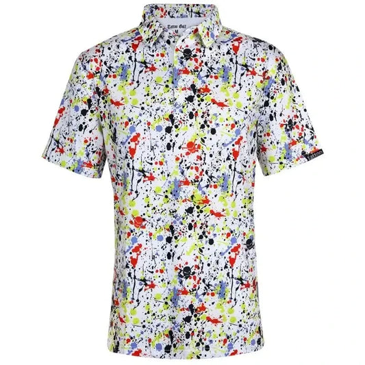 Cool-Stretch Men's A-Game Golf Shirt – White