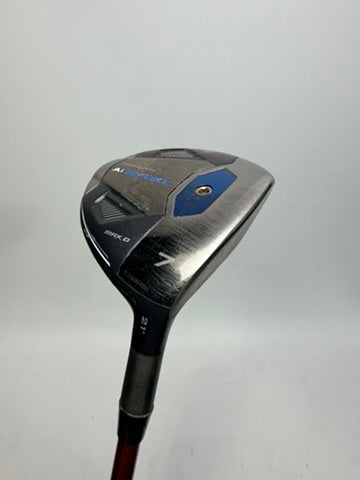 Callaway Paradym Ai Smoke MAX D 7 Wood 21° Ventus Red 5-R VeloCore RH Used