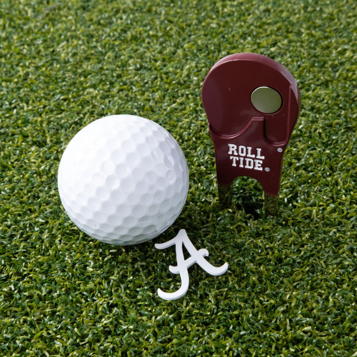 Alabama Crimson Tide Custom Shaped Divot Tool