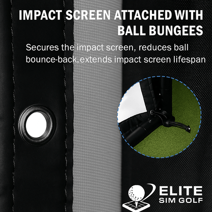 Birdie 10 Golf Simulator Enclosure by Elite Sim Golf