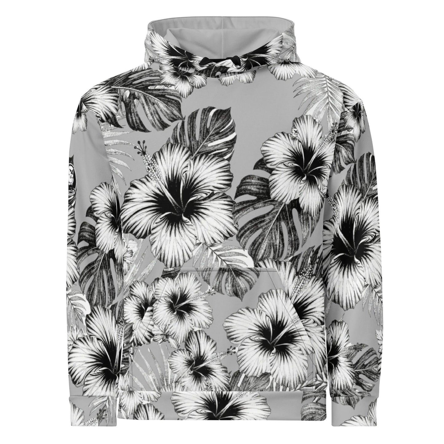 Patikil Hawaiian Hibiscus Golf Hoodie - Premium Brushed Fleece