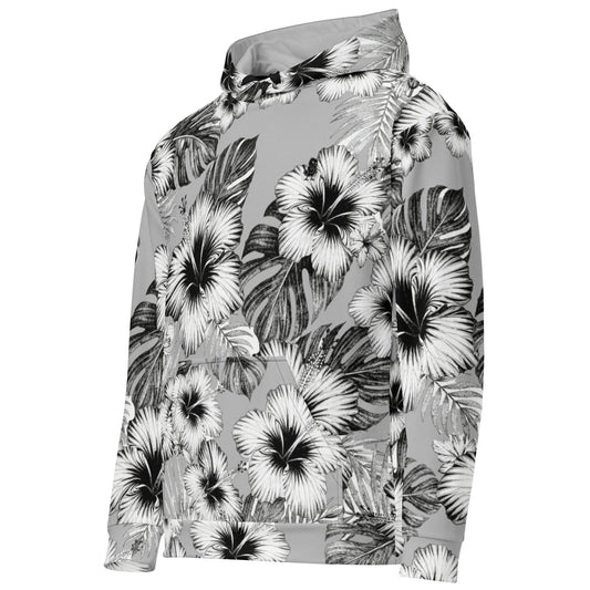 Patikil Hawaiian Hibiscus Golf Hoodie - Premium Brushed Fleece