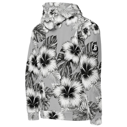 Patikil Hawaiian Hibiscus Golf Hoodie - Premium Brushed Fleece