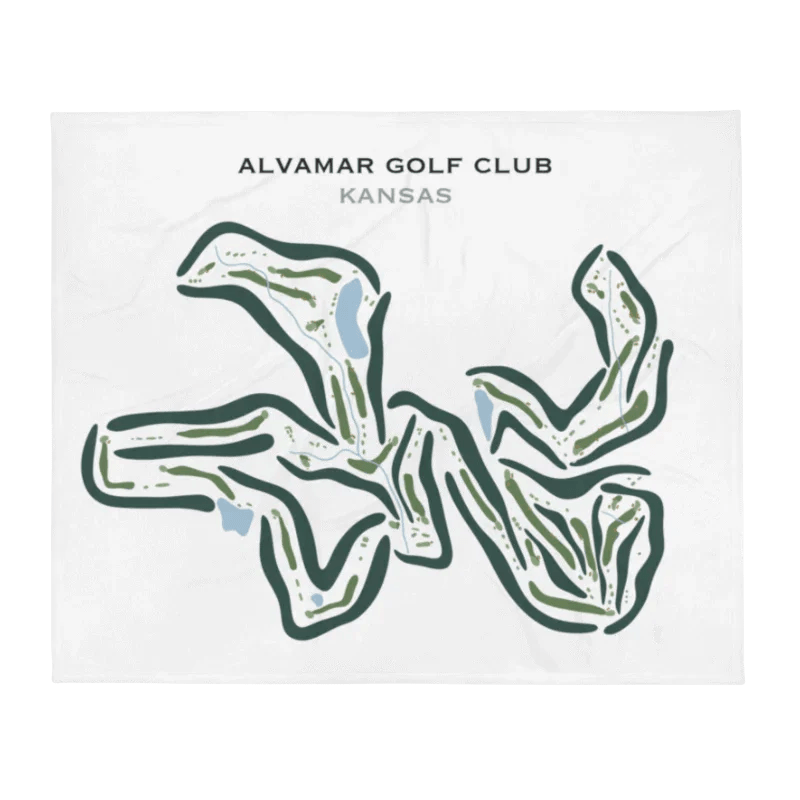 Alvamar Golf Course, Kansas - Printed Golf Courses