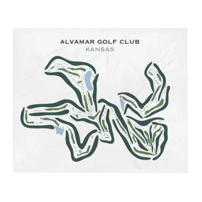 Alvamar Golf Course, Kansas - Printed Golf Courses