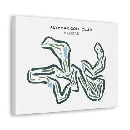 Alvamar Golf Course, Kansas - Printed Golf Courses