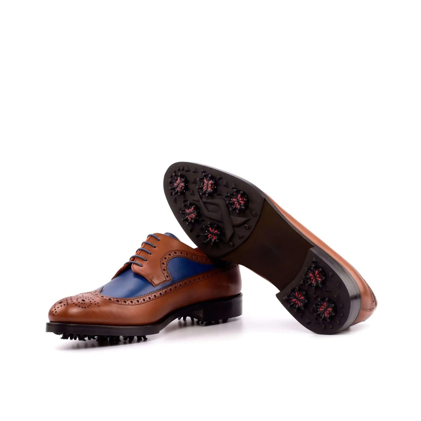 andy-longwing-blucher-golf-shoes-ii-wholesale-brown-blue-386 - GOLF LEAGUE