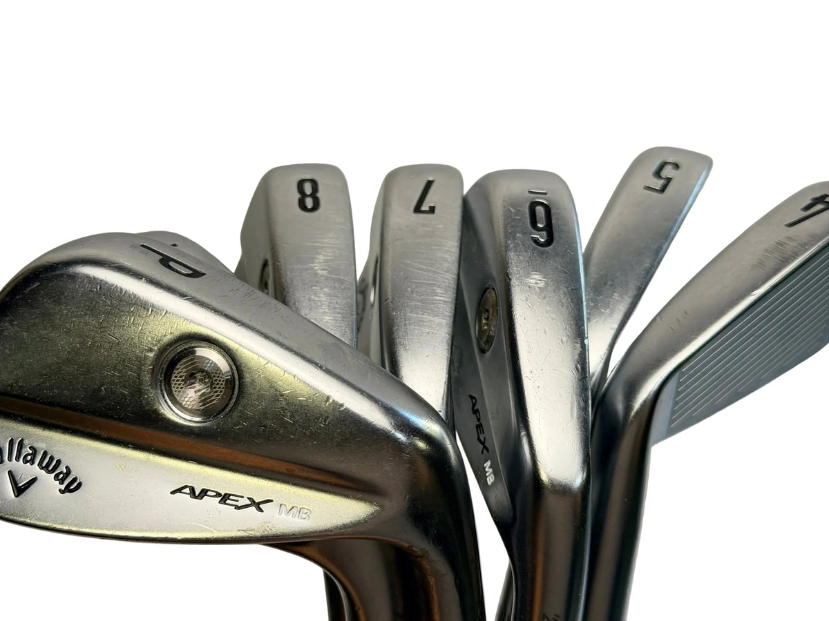 Callaway Apex MB 2021 Irons 4-PW KBS $-Taper 130 X-Stiff RH (Used)