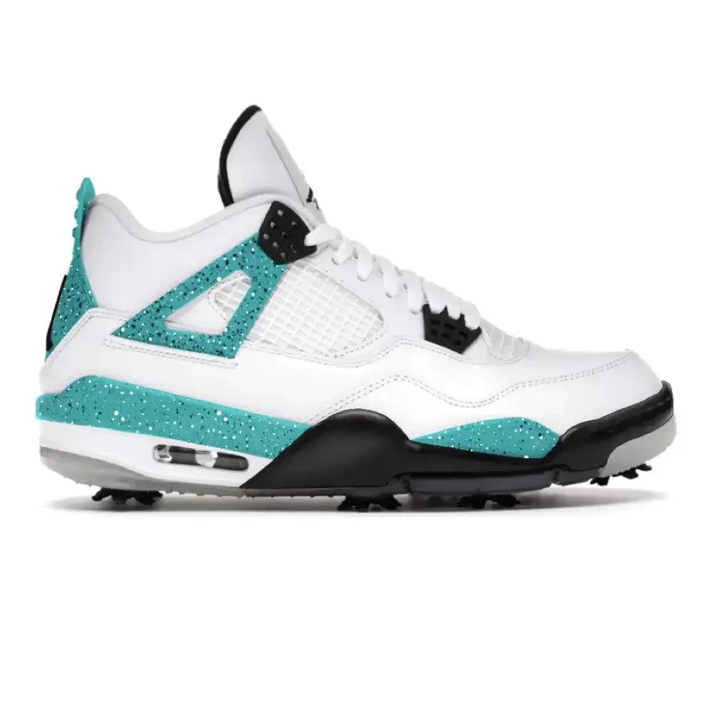 aqua-cement-jordan-4-retro-golf-shoes-cleats-565 - GOLF LEAGUE