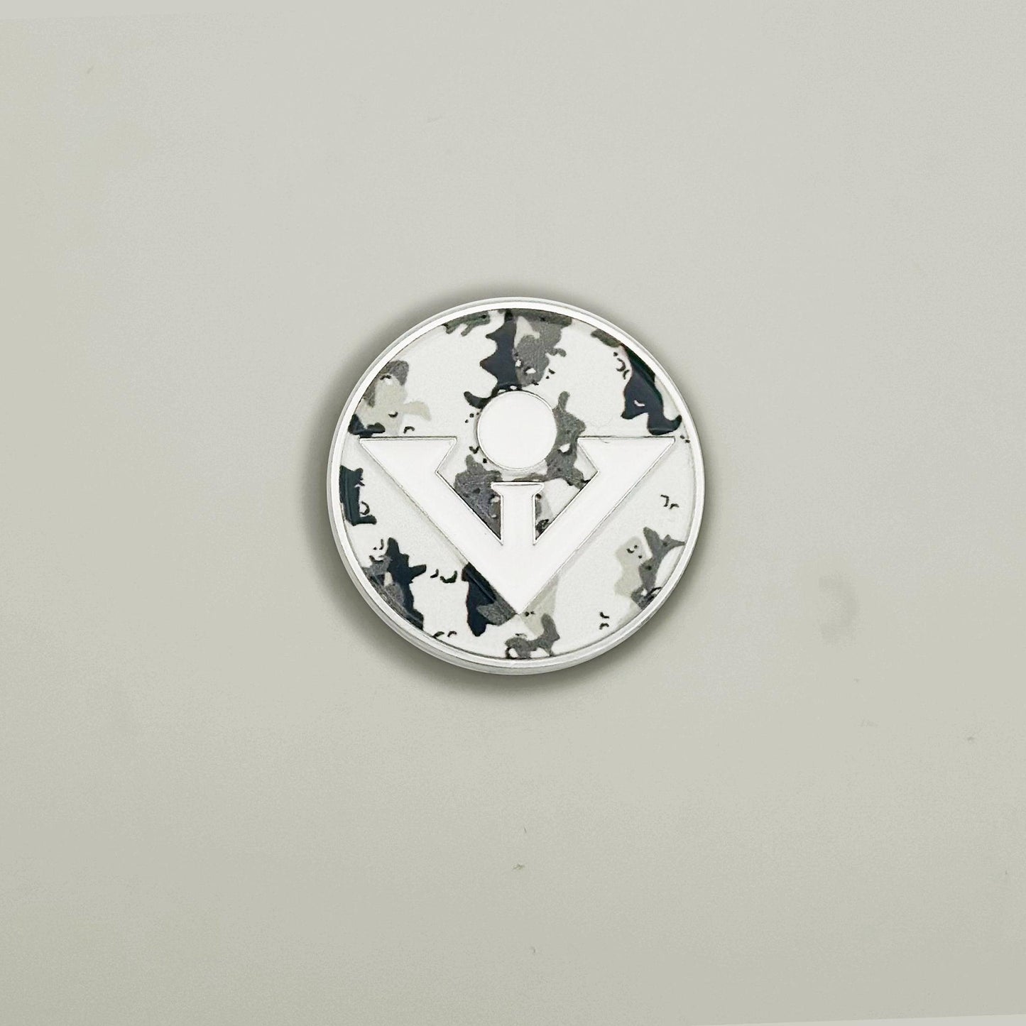 Arctic Camo Golf Ball Marker