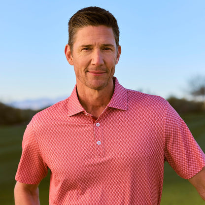 Athletic Tech Printed Polo