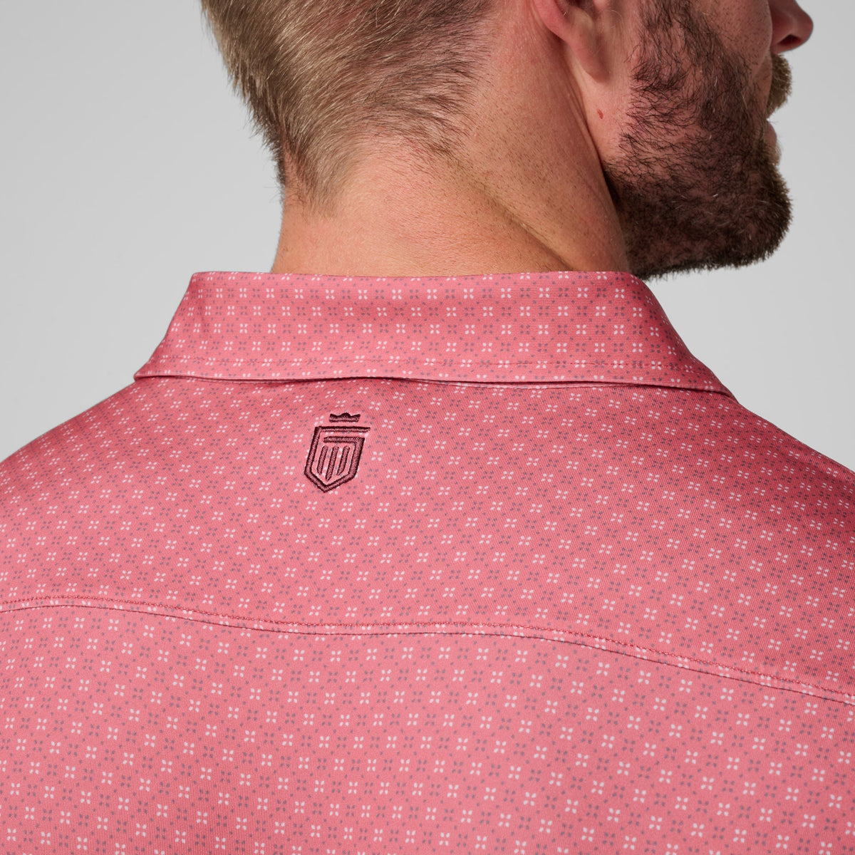 Athletic Tech Printed Polo
