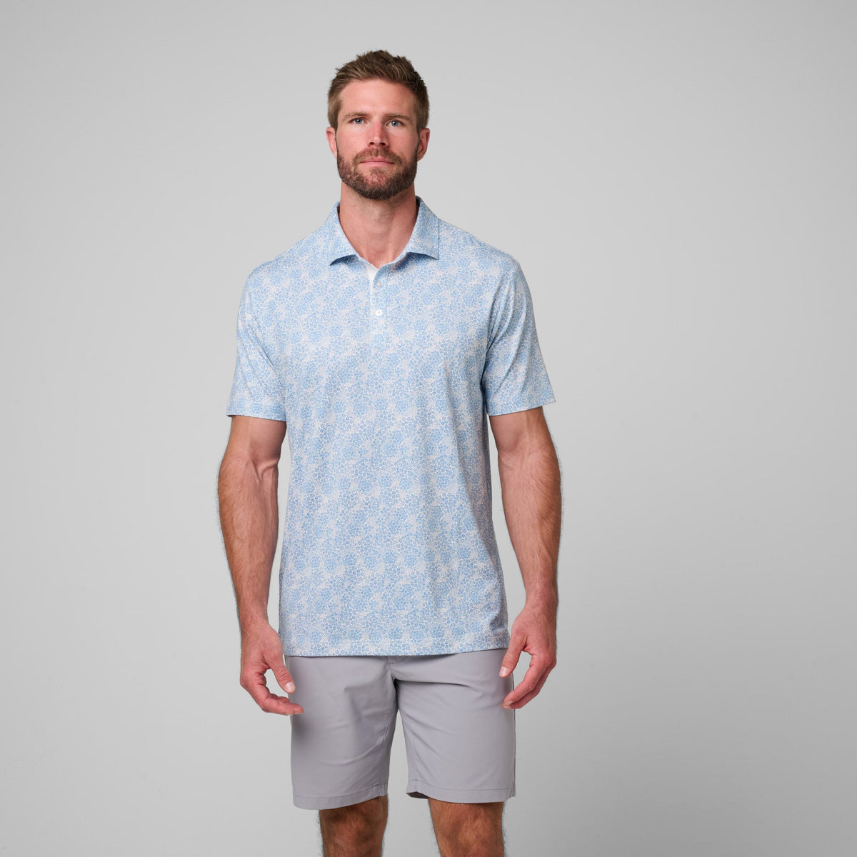 Athletic Tech Printed Polo