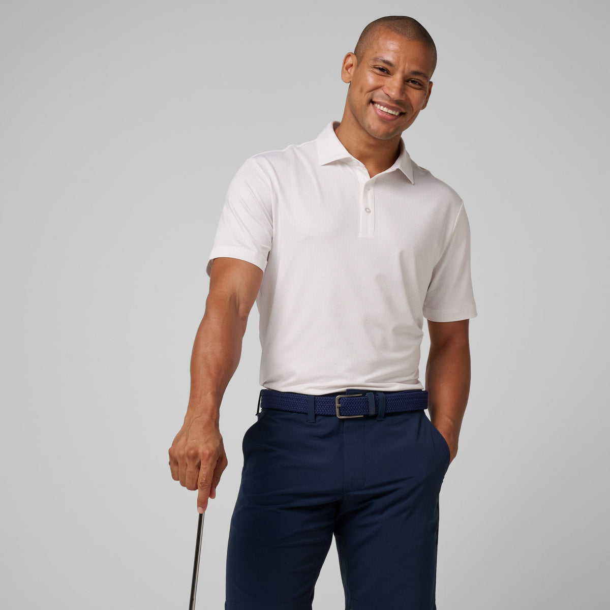 Athletic Tech Printed Polo