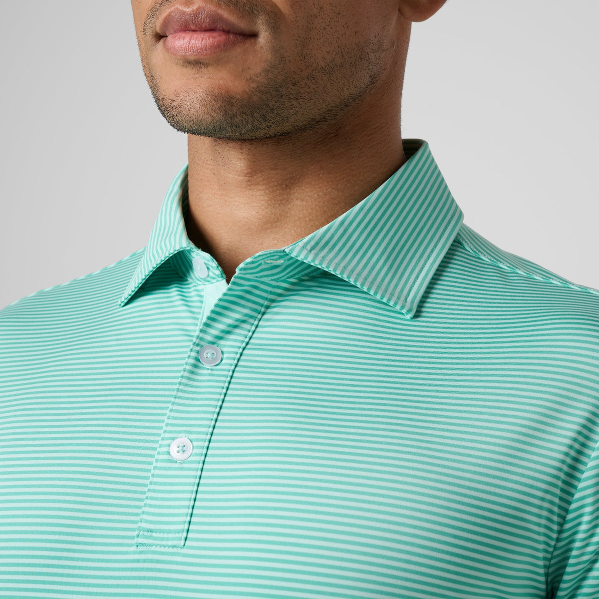 Athletic Tech Stripe Polo