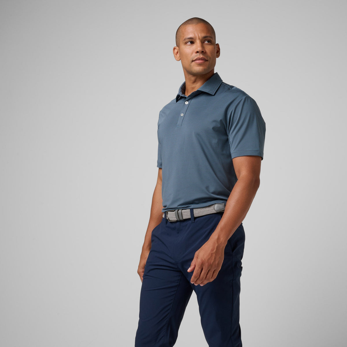 Athletic Tech Stripe Polo