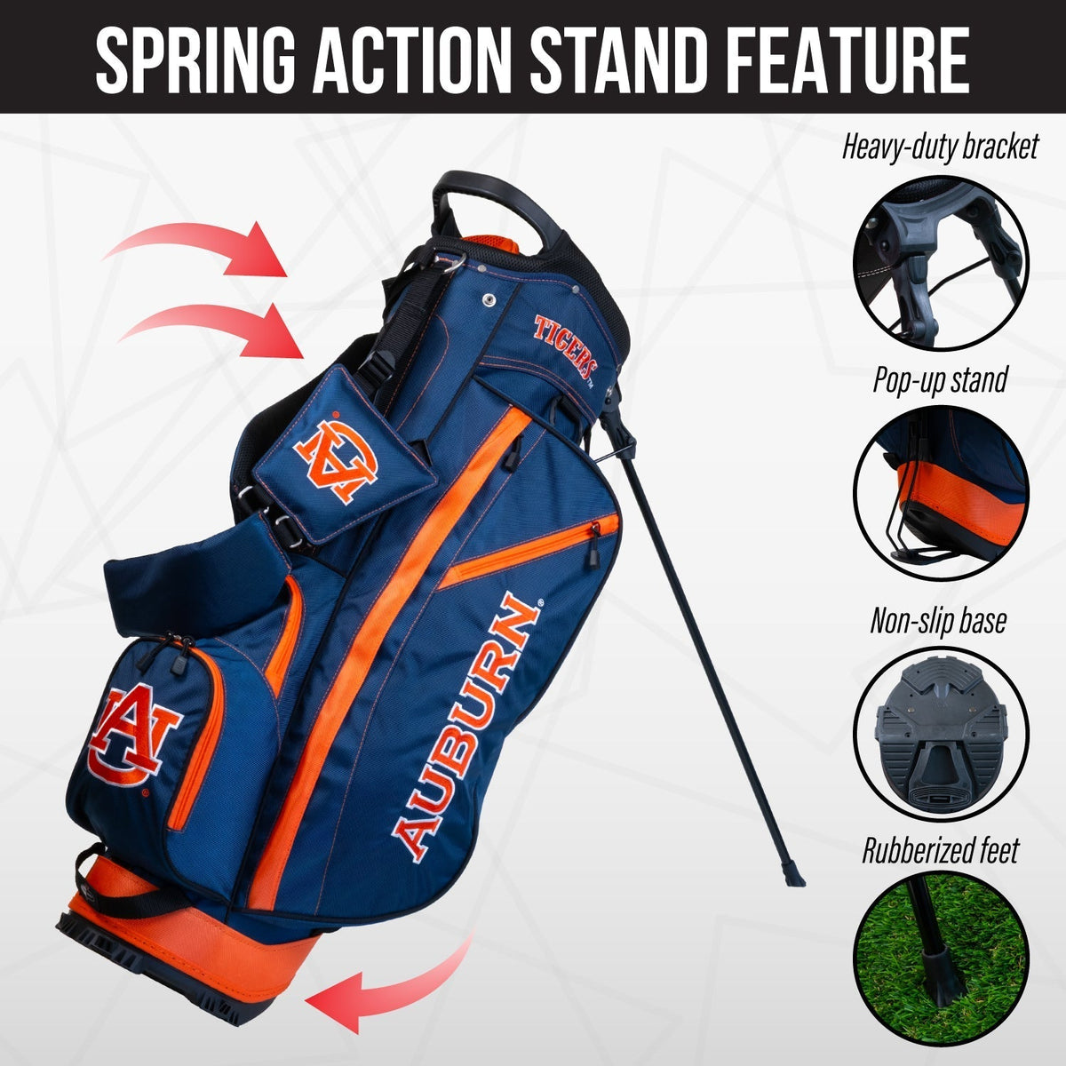 Auburn Tigers Fairway Stand Bag