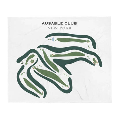 Ausable Club, New York - Printed Golf Courses