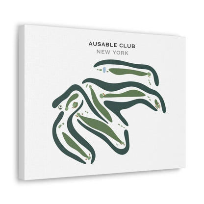 Ausable Club, New York - Printed Golf Courses