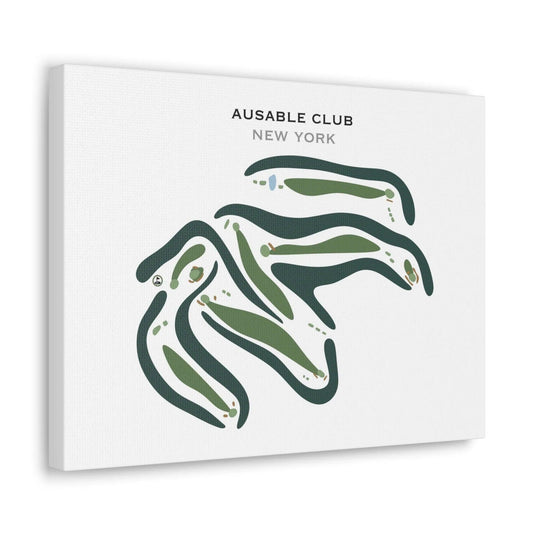 Ausable Club, New York - Printed Golf Courses