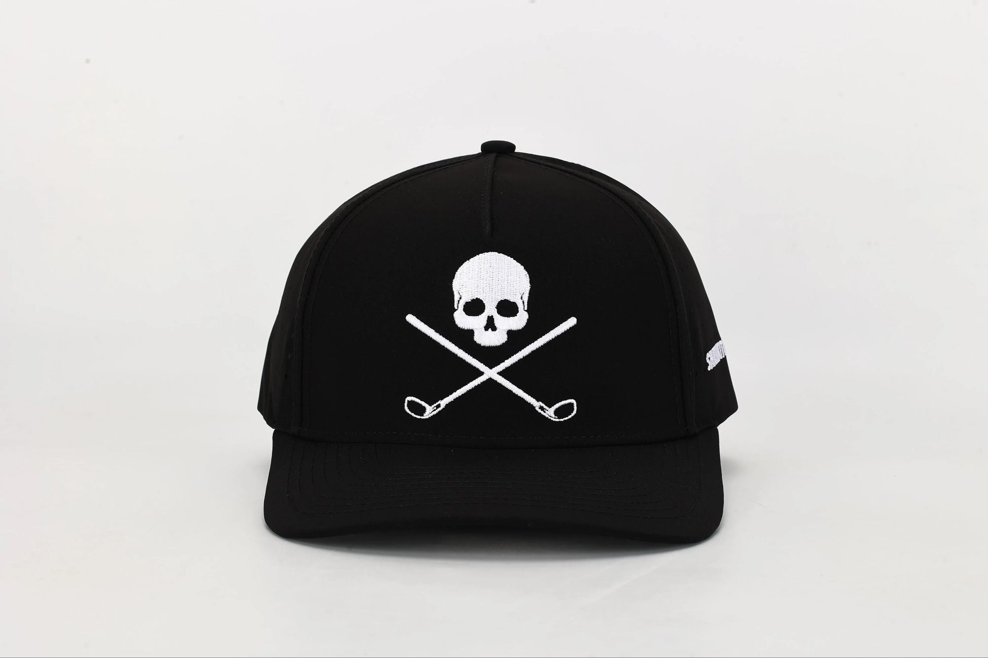 Skull And Crossbones Black Golf Hat - GOLF LEAGUE