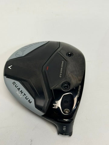Callaway Quantum Max 3 Wood 15° Head Only RH + Headcover