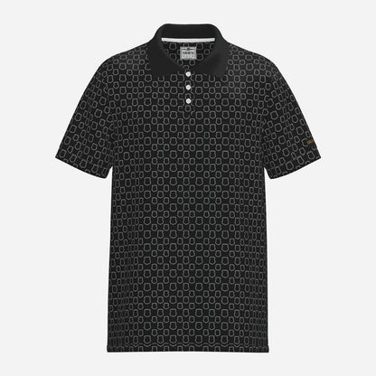 Back the Badge Performance Golf Polo - Black