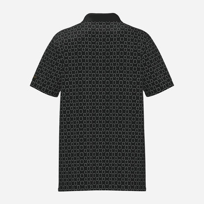 Back the Badge Performance Golf Polo - Black