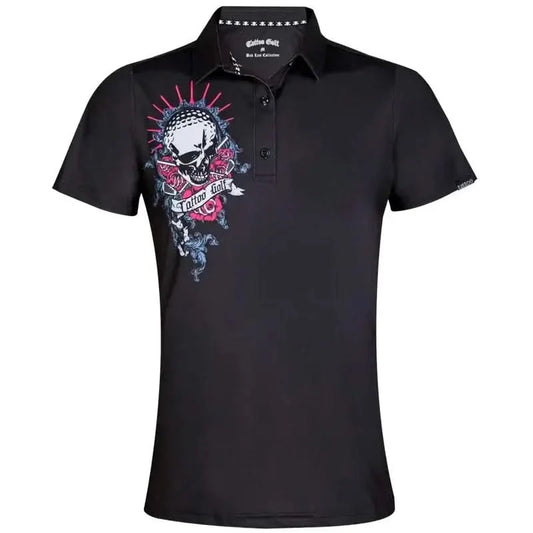 Ladies Bad Lies Cool-Stretch Golf Shirt (Black)