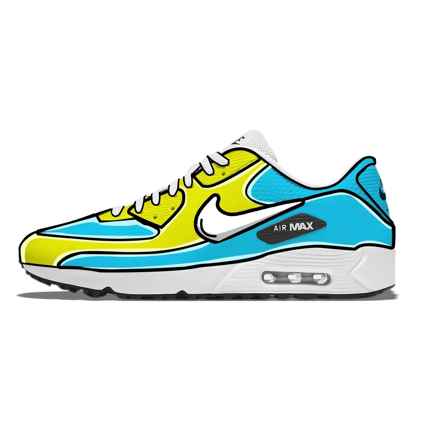 bahamas-cartoon-nike-air-max-90-g-golf-shoes-sneakers-901 - GOLF LEAGUE