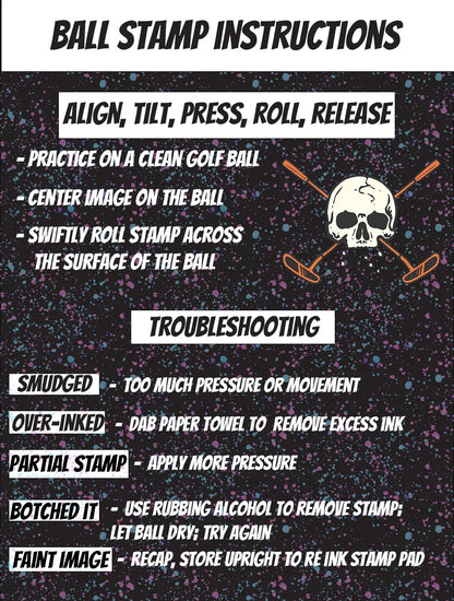 Shankitgolf Ball Stamps 5+ Designs - GOLF LEAGUE