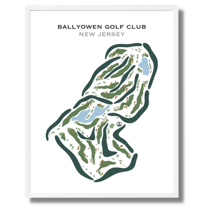 Ballyowen Golf Club, New Jersey - Printed Golf Courses