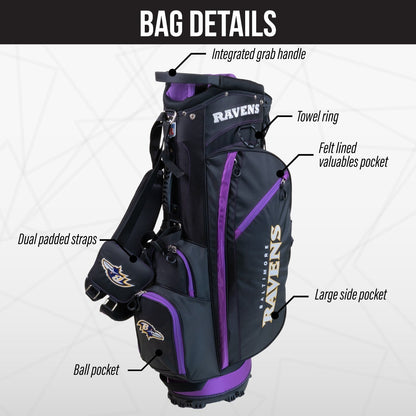 Baltimore Ravens Fairway Stand Bag