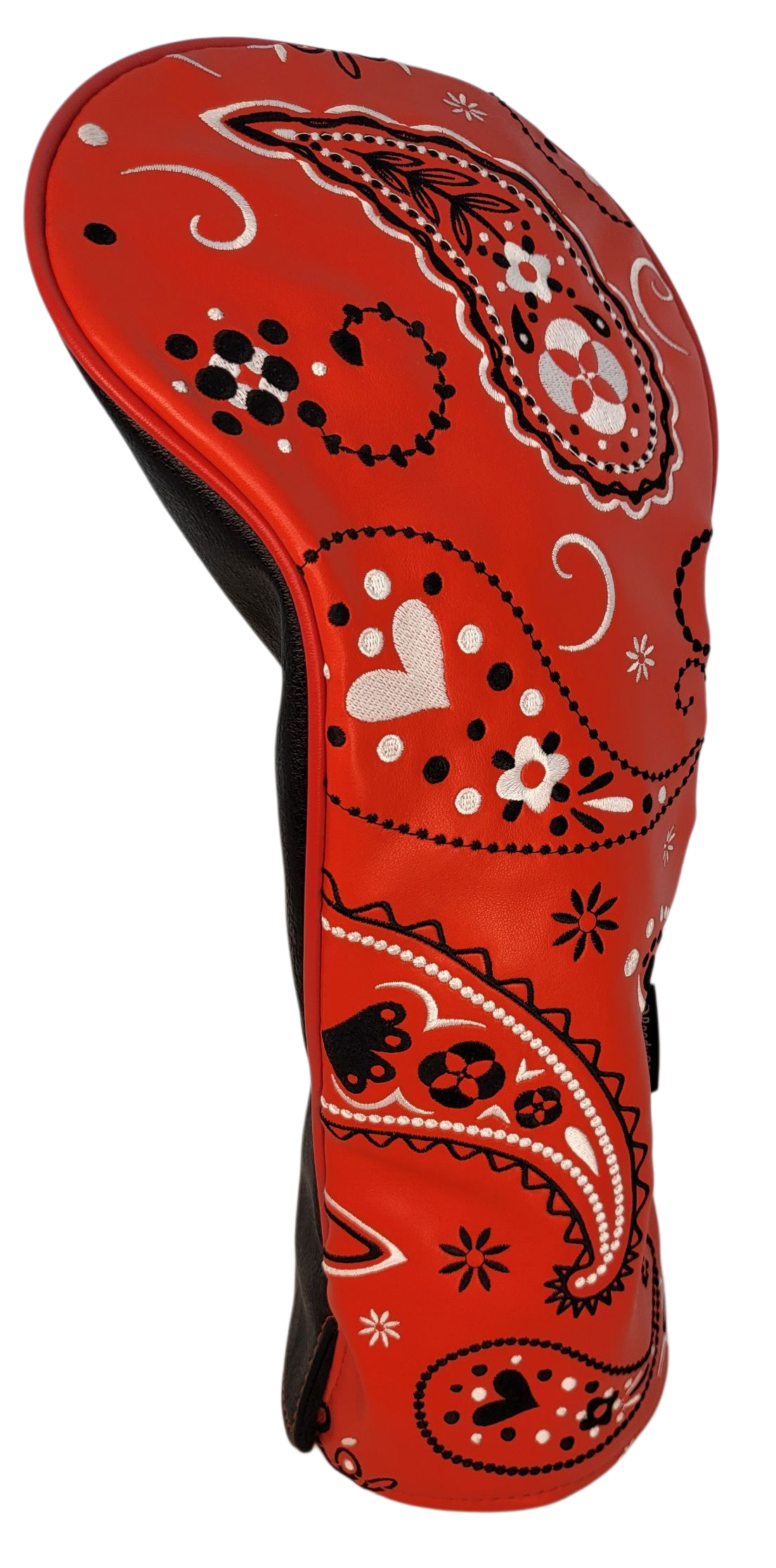 Red Bandana Embroidered Driver Headcover by ReadyGOLF