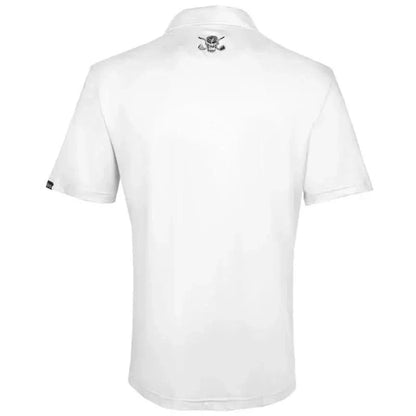 Men's Mr. Bones Golf Polo Shirt – White