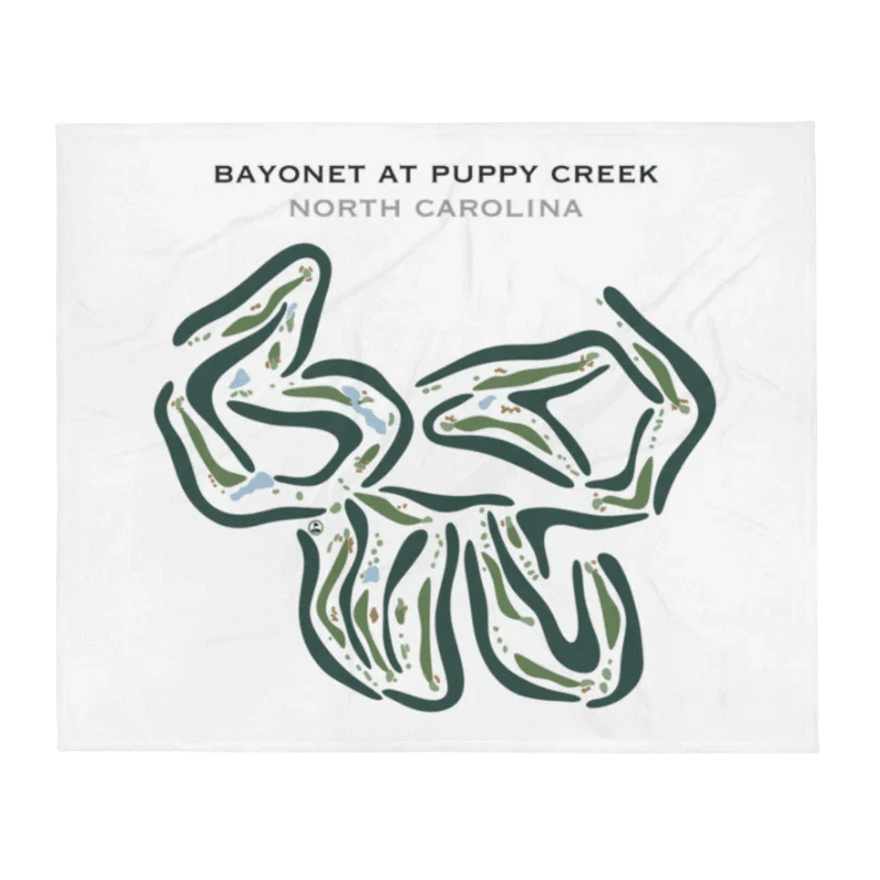 Bayonet At Puppy Creek, North Carolina - Printed Golf Courses
