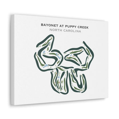 Bayonet At Puppy Creek, North Carolina - Printed Golf Courses