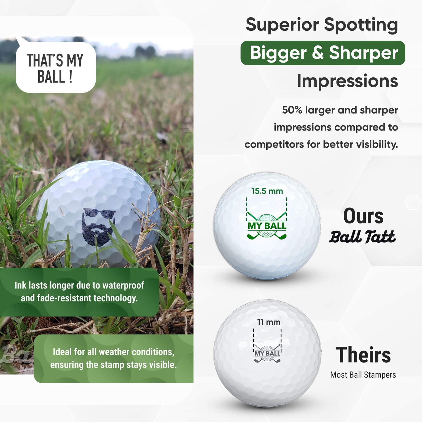 Beard Man Hat Clip Set