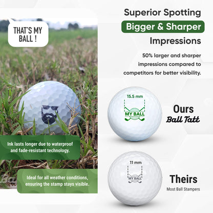 Beard Man Hat Clip Set