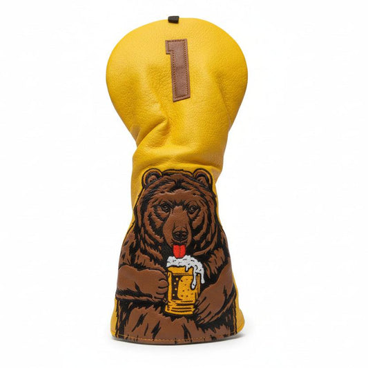 Bear With a Beer Headcover