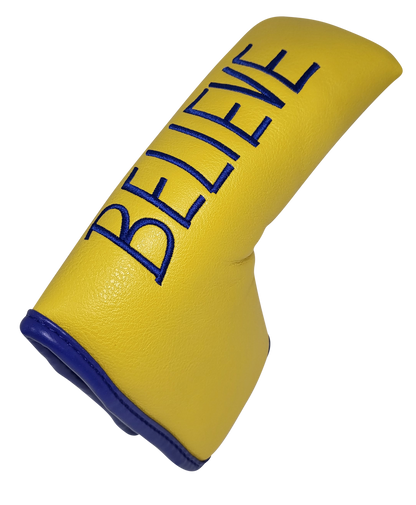 Believe Embroidered Putter Cover -Blade by ReadyGOLF