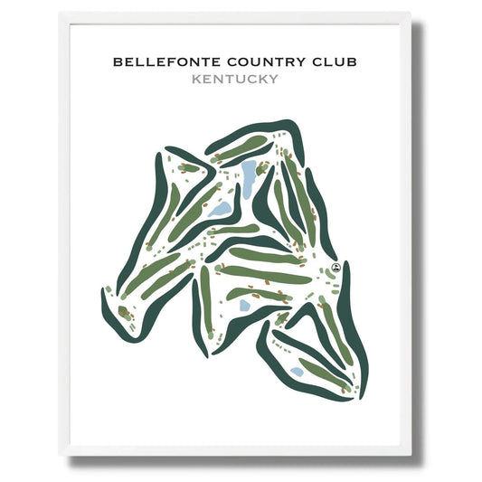 Bellefonte Country Club, Kentucky - Printed Golf Courses