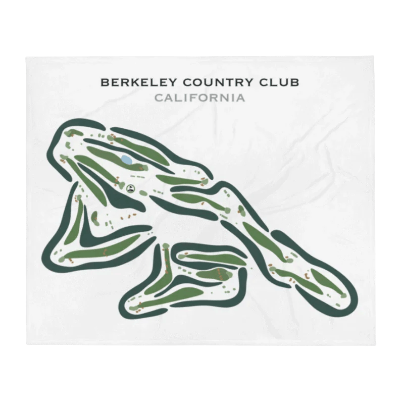 Berkeley Country Club, El Cerrito, California - Printed Golf Courses
