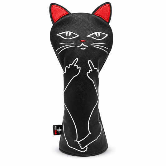 Black Cat Attitude Golf Headcovers