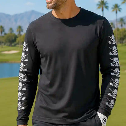 Golf Undershirt Long Sleeve (Black)