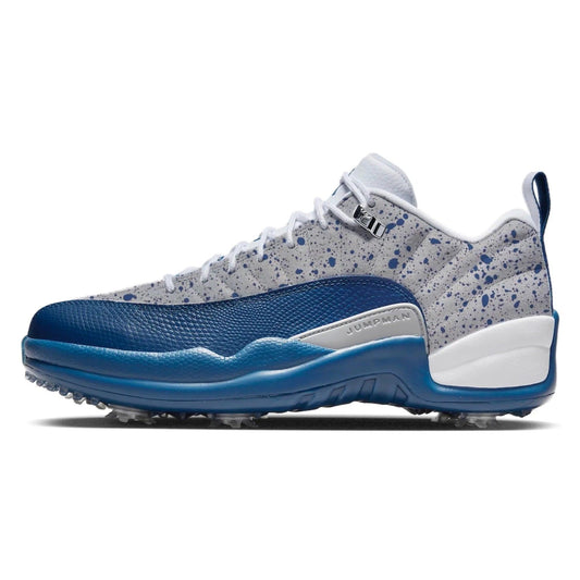 blue-cement-jordan-12-retro-golf-shoes-cleats-672 - GOLF LEAGUE