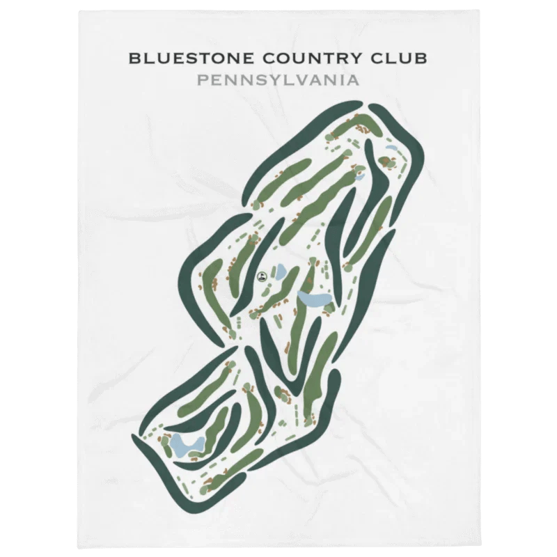 Bluestone Country Club, Pennsylvania - Printed Golf Courses